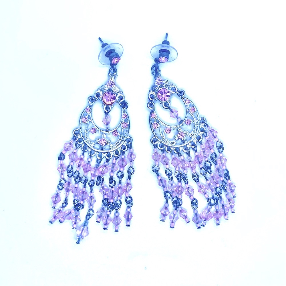 Pink Drop Stud Earrings 🔥 3 for $20
